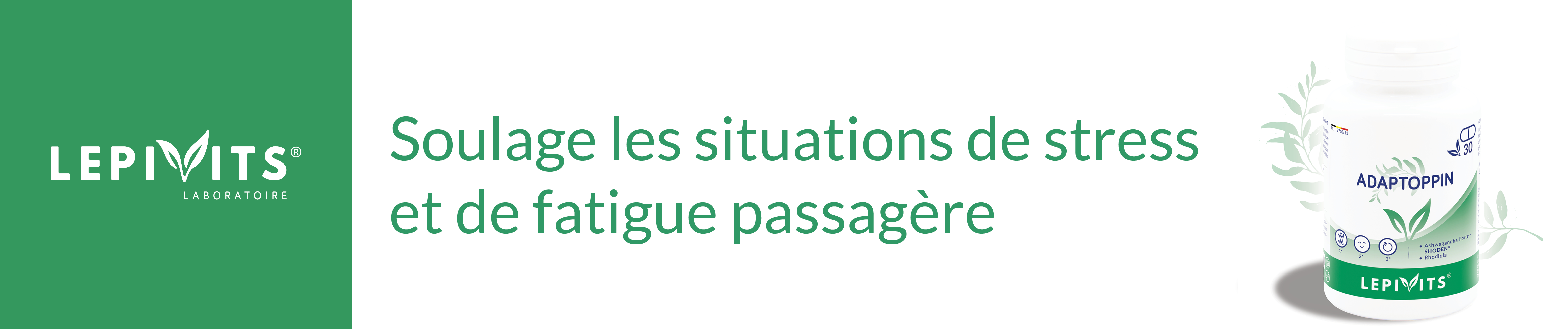 Adaptoppin - Complément alimentaire pour le stress et la fatigue